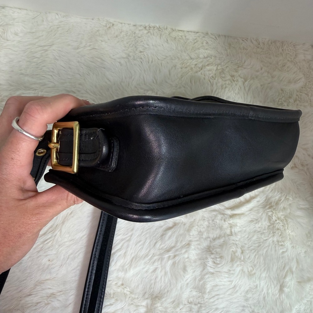 Vintage Coach Legacy 9167 Black Glove Tanned Leather Top of the Counter bag NYC - Picture 12 of 15
